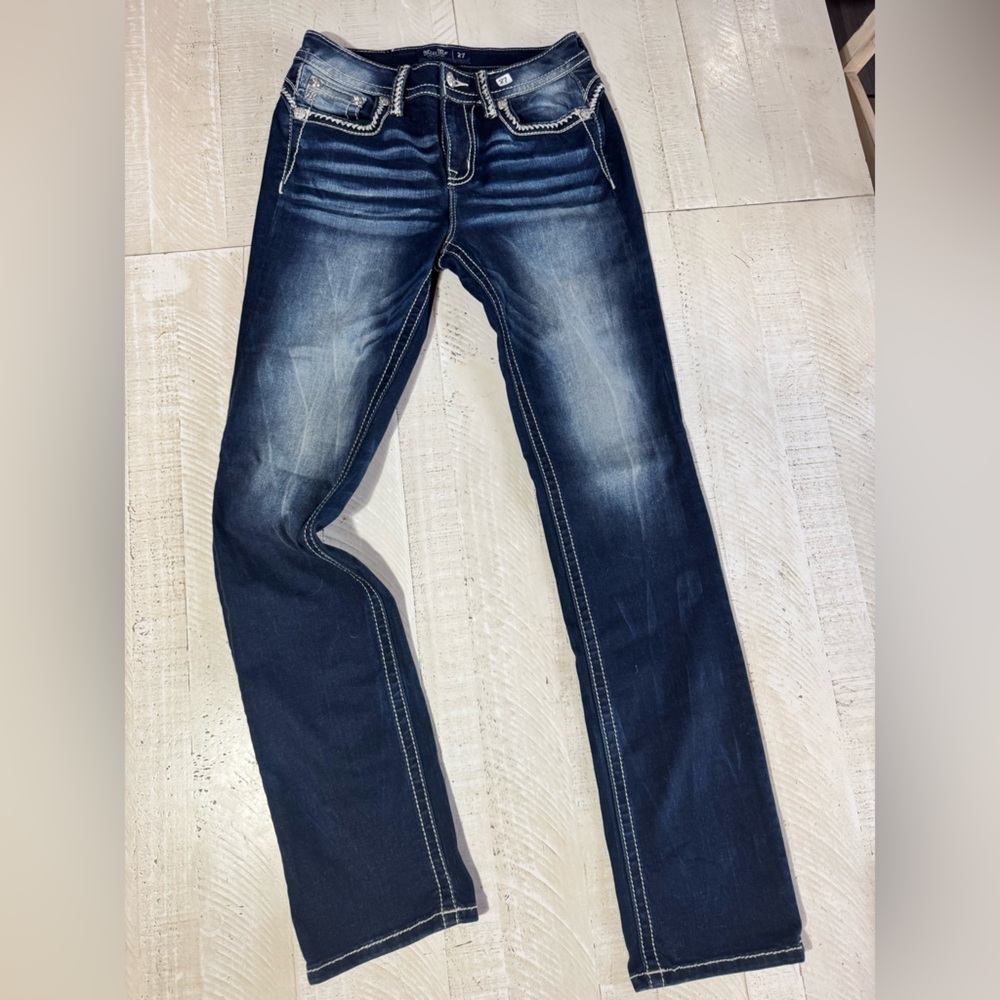 Miss Me Indigo Straight Leg Jeans